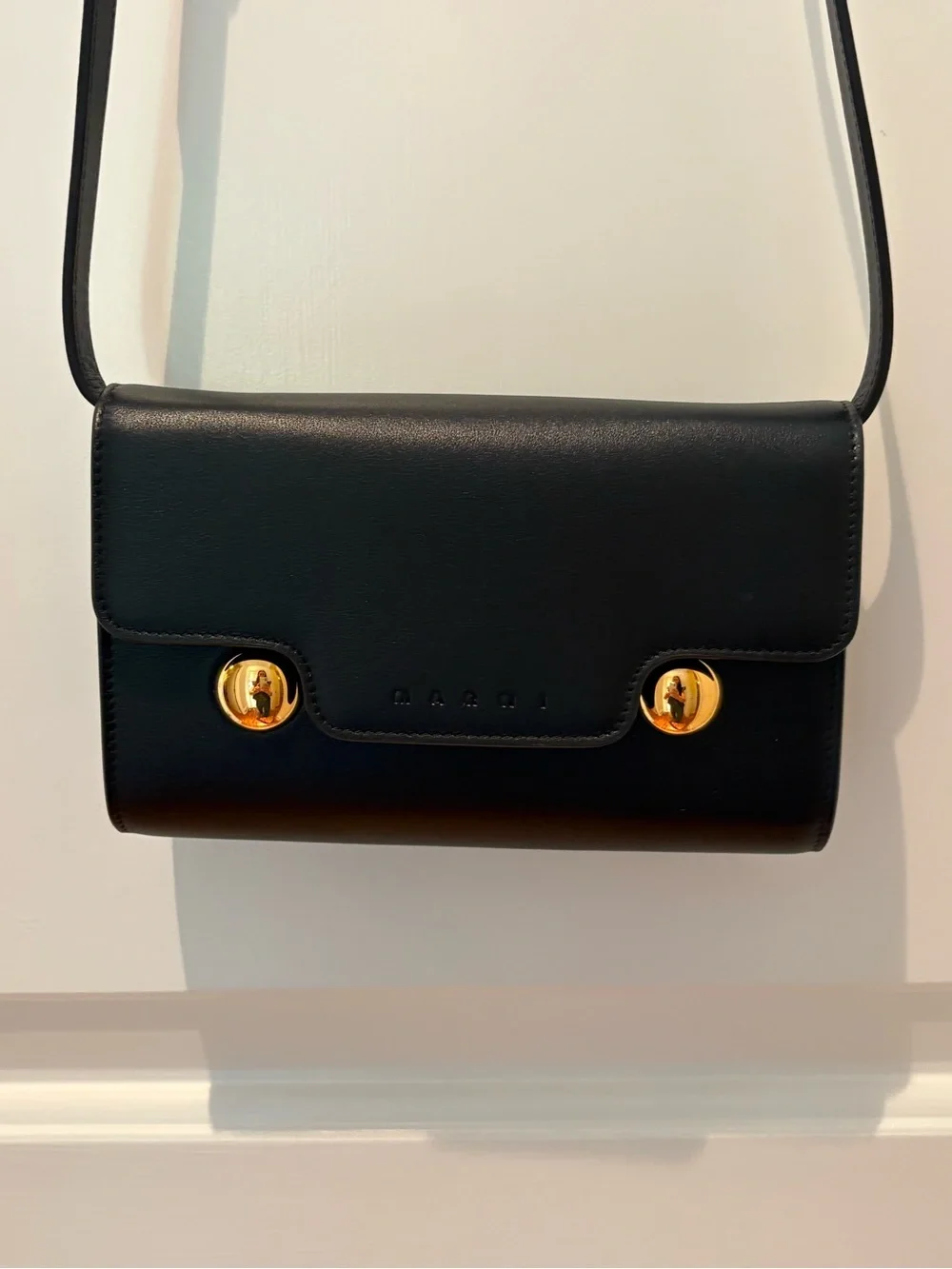 Marni Black Trunkaroo Crossbody Bag NWOT - Picture 4 of 13